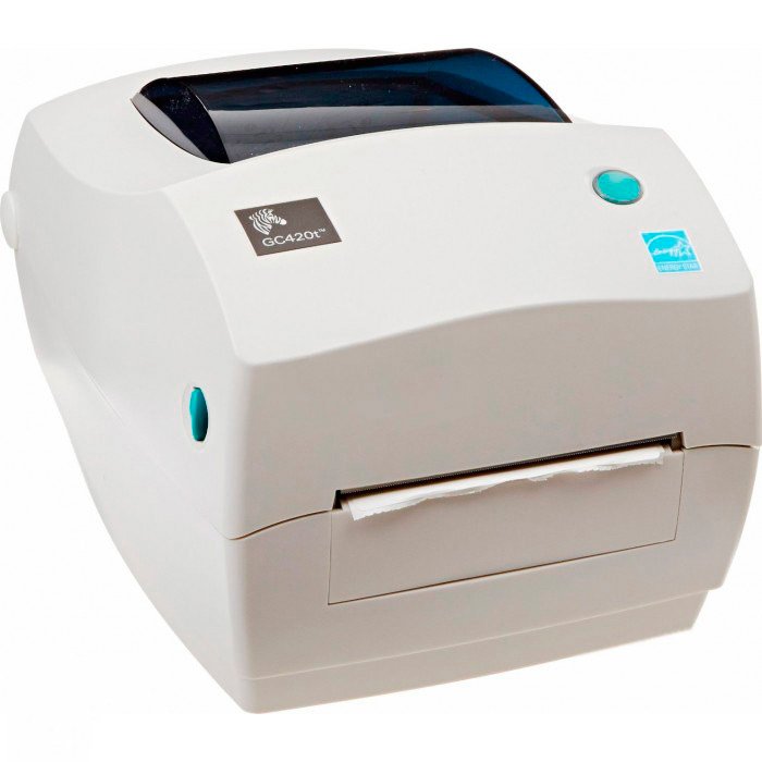 Термотрансферный принтер печати этикеток Zebra GC420t